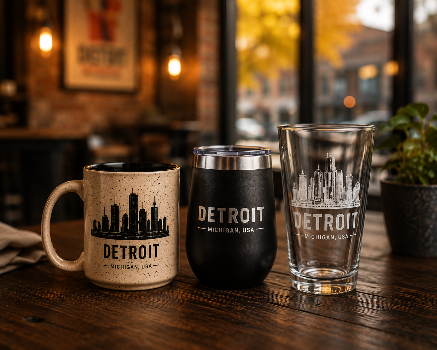 Detroit Drinkware