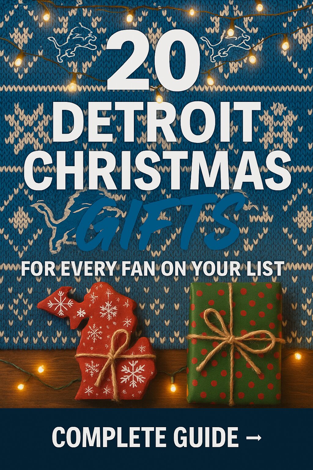 Detroit Christmas Gifts Pinterest Pin
