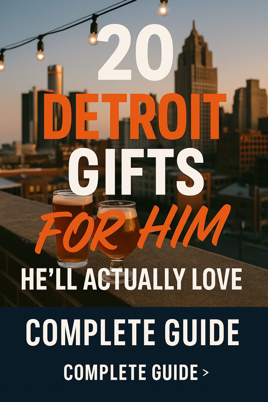 Detroit Gifts for Him Pinterest Pin