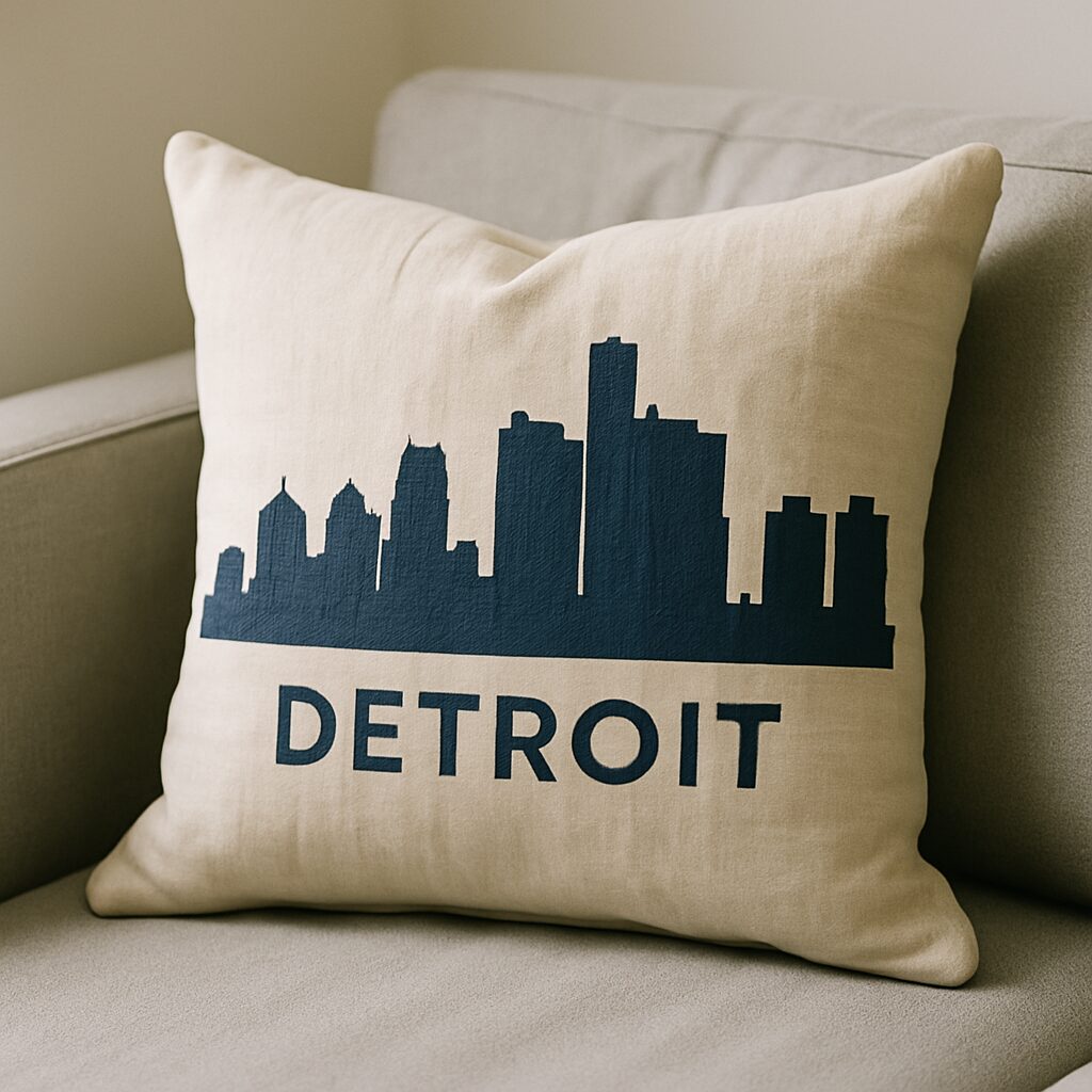 313 Throw Pillow