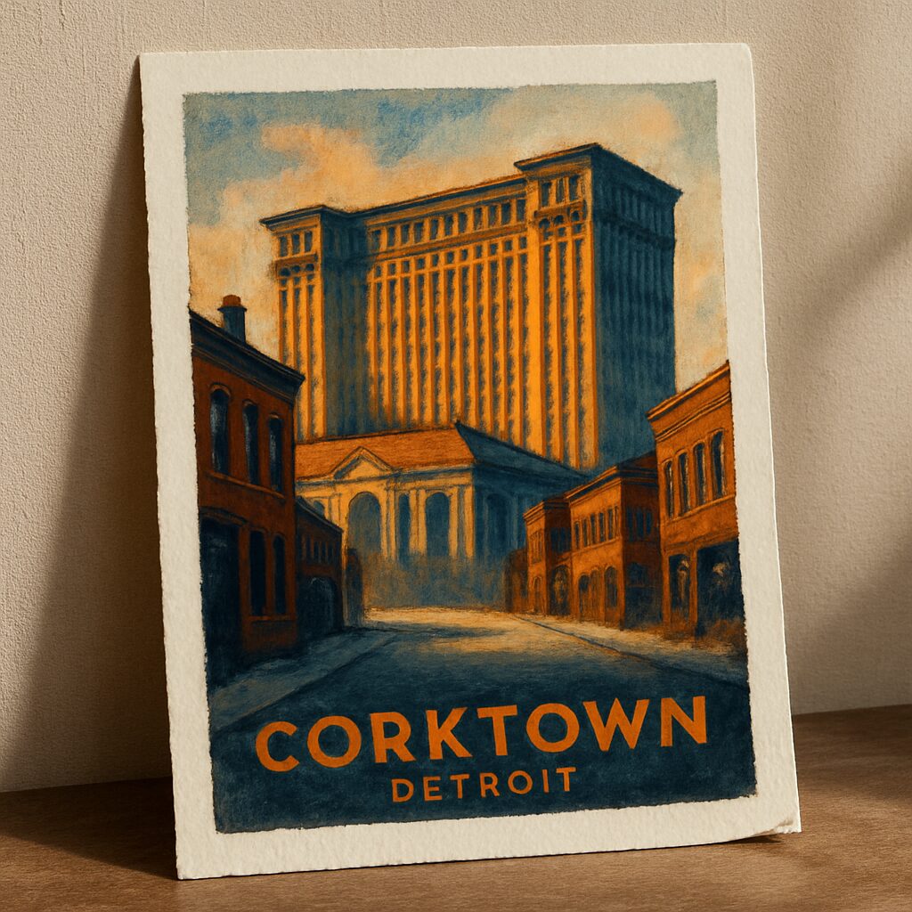Corktown Art Print